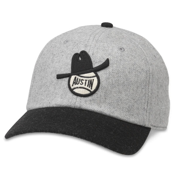 Austin Senators Archive Legend Hat | Heather Grey/Black | American Needle