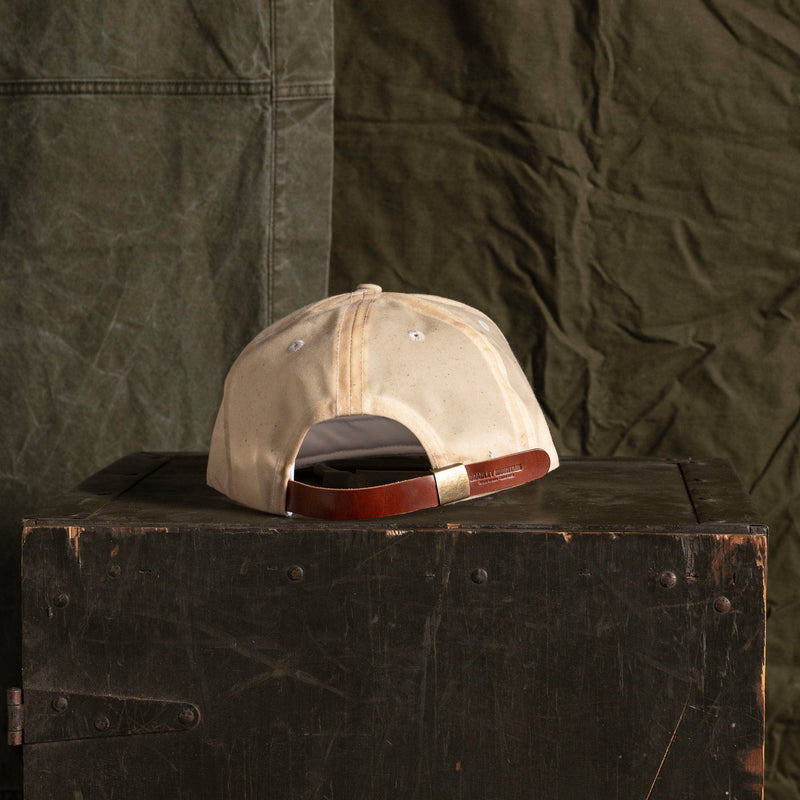 Chainstitch Camper Hat | Oatmeal & Red | Bradley Mountain