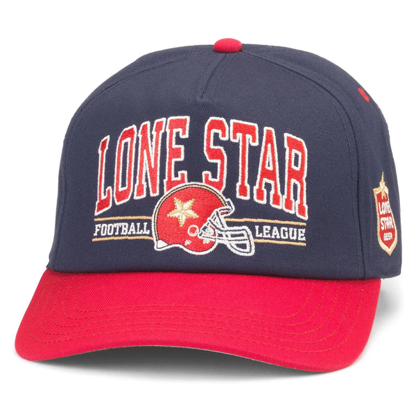 Lone Star Football League Roscoe Hat | Navy/Red | American Needle