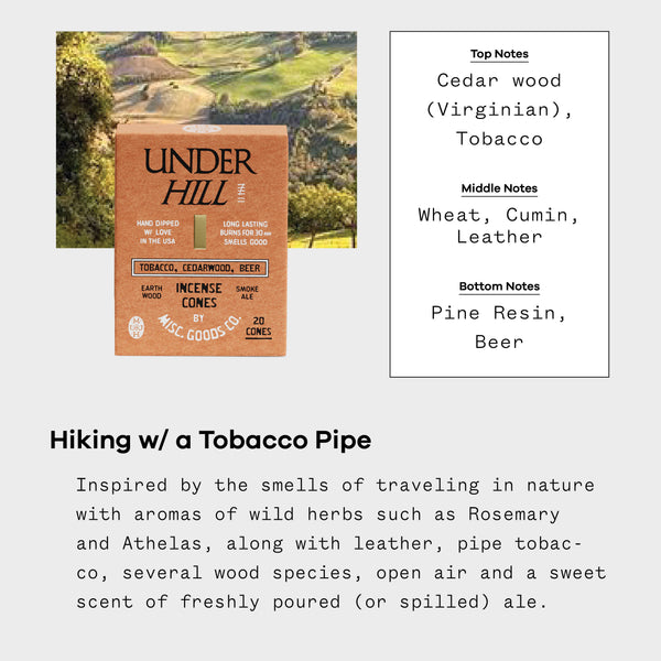 Underhill Incense Cones | Misc. Goods Co.