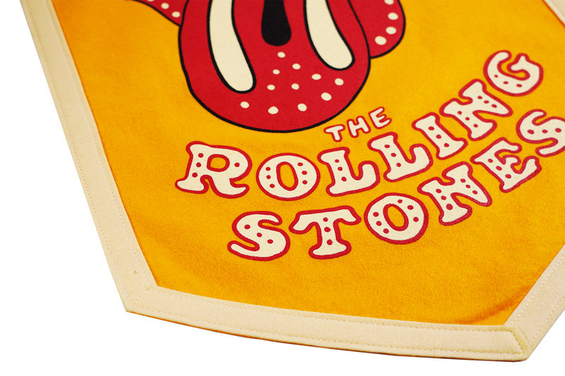 The Rolling Stones Camp Flag | The Rolling Stones x Oxford Pennant