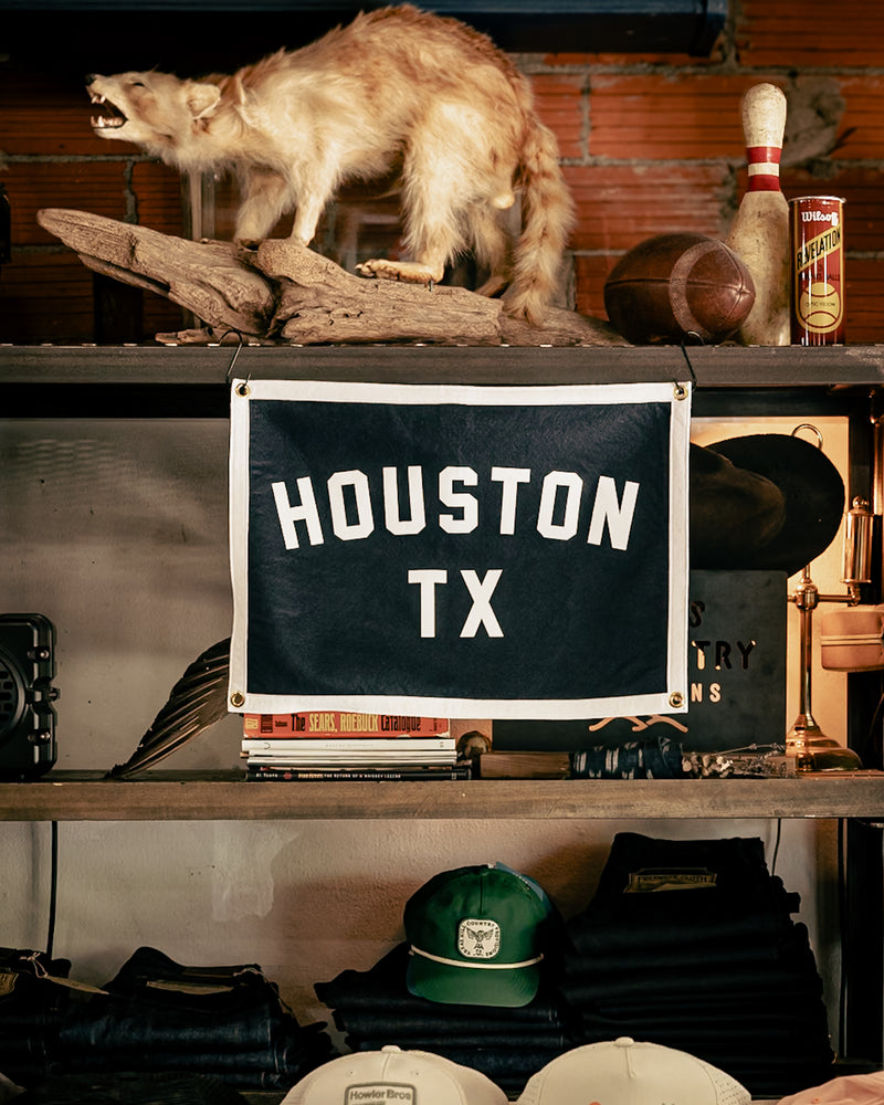Banner | Houston TX | Oxford Pennant x Manready Mercantile