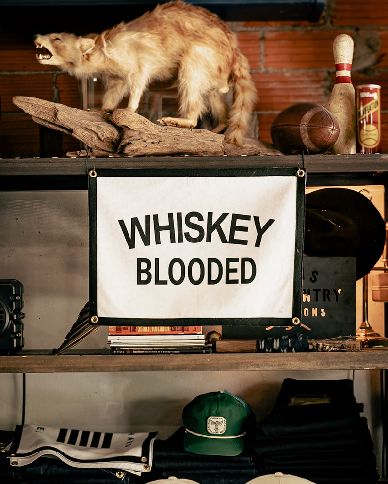 Banner | Whiskey Blooded | Oxford Pennant x Manready Mercantile