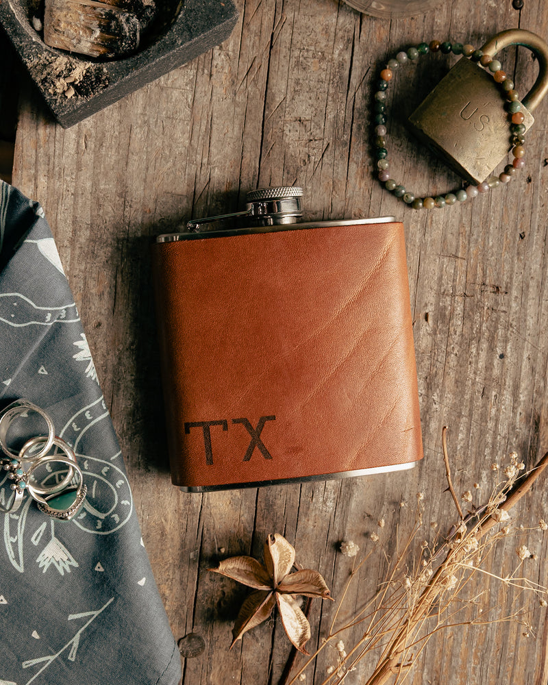 Flask | TX Logo | Tactile Craftworks