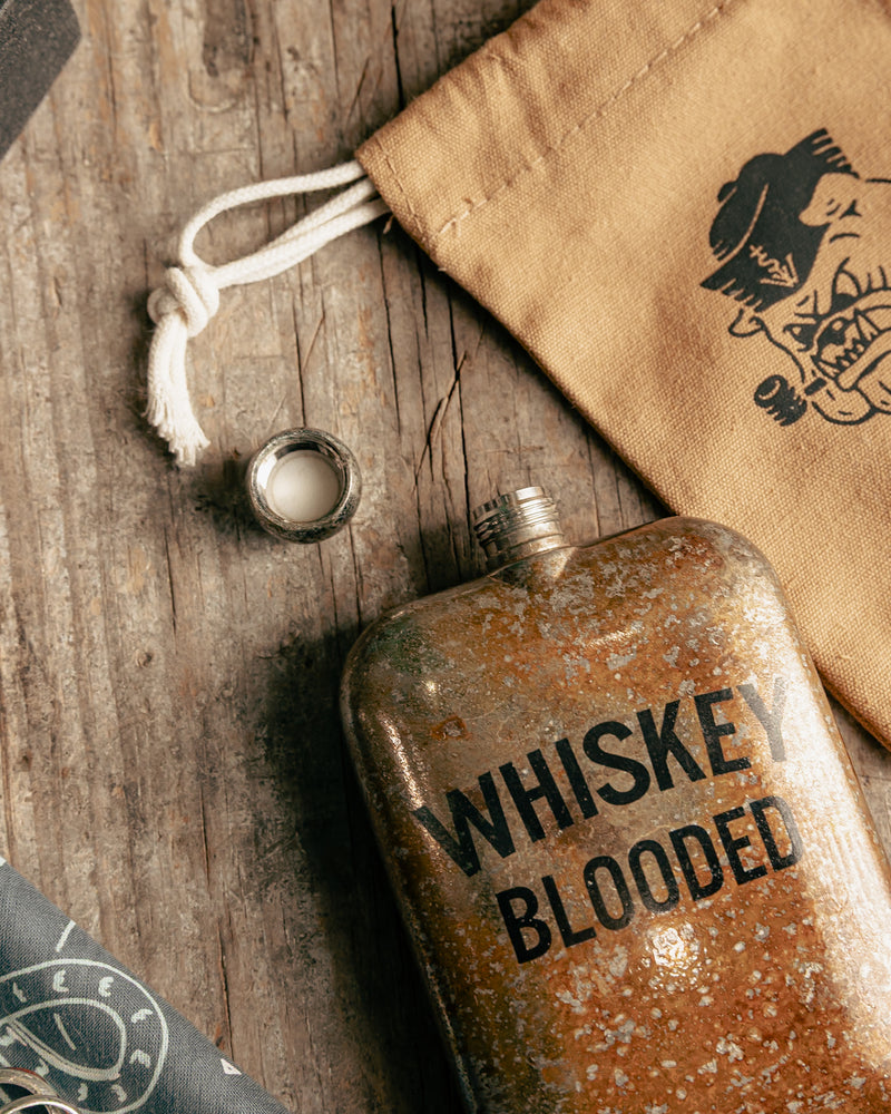 Whiskey Blooded Noble Flask | The Sneerwell