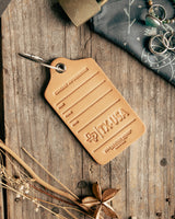 Luggage Tag | TX | Odin Leather Goods