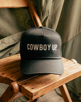 Cowboy Up Trucker Hat | Black | Manready Mercantile