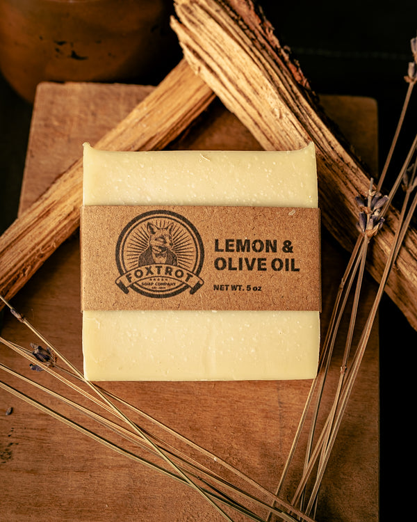 Bar Soap | Lemon & Olive Oil | Foxtrot Soap Company