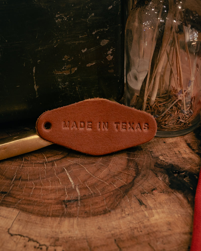 Leather Motel Key Tag | Made In Texas | Manready Mercantile