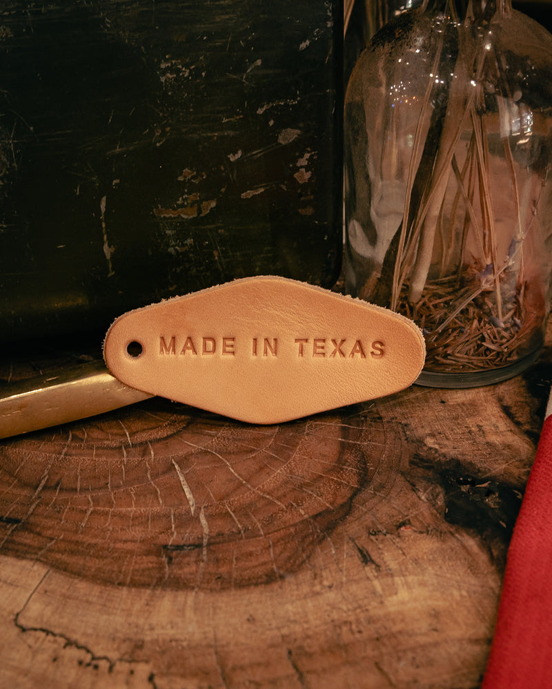 Leather Motel Key Tag | Made In Texas | Manready Mercantile