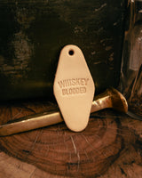 Leather Motel Key Tag | Whiskey Blooded | Manready Mercantile