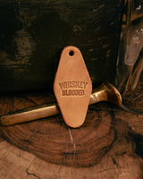 Leather Motel Key Tag | Whiskey Blooded | Manready Mercantile