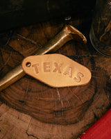 Leather Motel Key Tag | Texas | Manready Mercantile