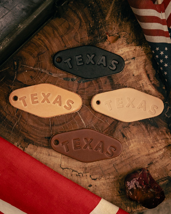 Leather Motel Key Tag | Texas | Manready Mercantile