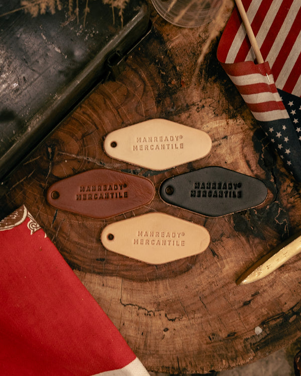 Leather Motel Key Tag | Manready Mercantile | Manready Mercantile