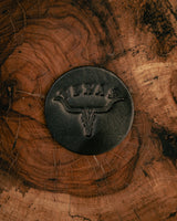 Leather Coaster | Longhorn | Manready Mercantile