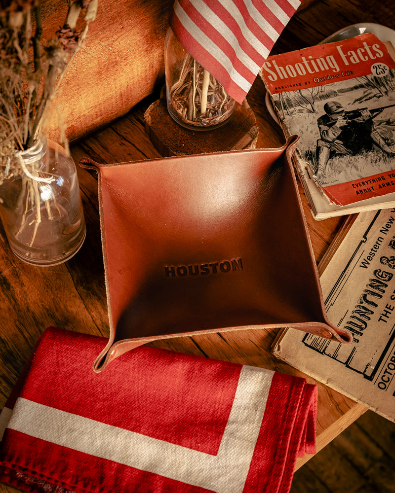 Leather Valet Tray | Houston | Manready Mercantile