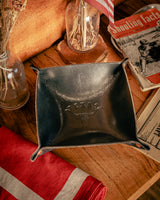 Leather Valet Tray | Longhorn | Manready Mercantile