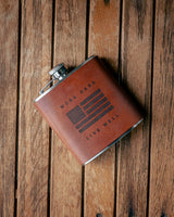 Flask | Work Hard Live Well | Tactile Craftworks