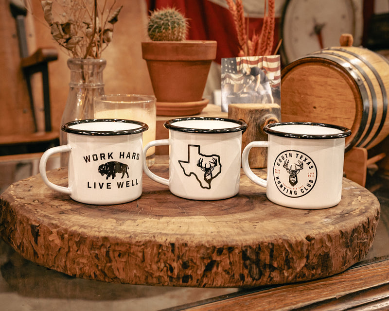 Camp Mug | Texas Outline Buck | Manready Mercantile