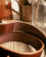 Leather Belt | Dark Brown + Nickel | Manready Mercantile