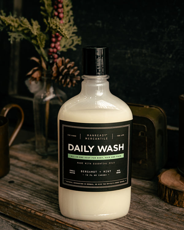 Daily Wash | Bergamot + Mint | Manready Mercantile