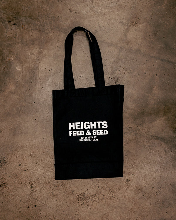 Tote Bag | Heights Feed and Seed | Black | Manready Mercantile