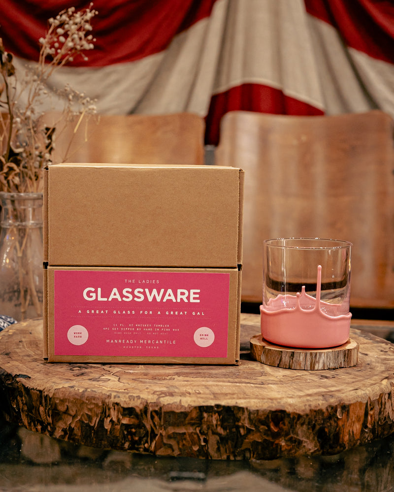 The Lady's Glassware | Wax Dipped Whiskey Glasses | Manready Mercantile