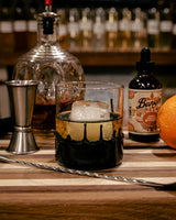 The Gentleman's Glassware | Black Wax Dipped Whiskey Glasses | Manready Mercantile