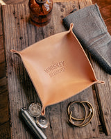 Leather Valet Tray | Whiskey Blooded | Manready Mercantile