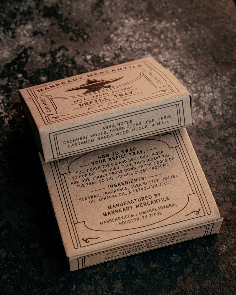 ANVIL | Solid Cologne Refill | Manready Mercantile