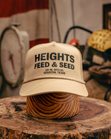 Printed Trucker Hat  | Heights Feed & Seed | Manready Mercantile