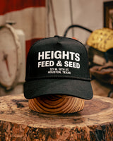 Printed Trucker Hat  | Heights Feed & Seed | Manready Mercantile