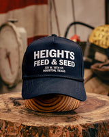 Printed Trucker Hat  | Heights Feed & Seed | Manready Mercantile