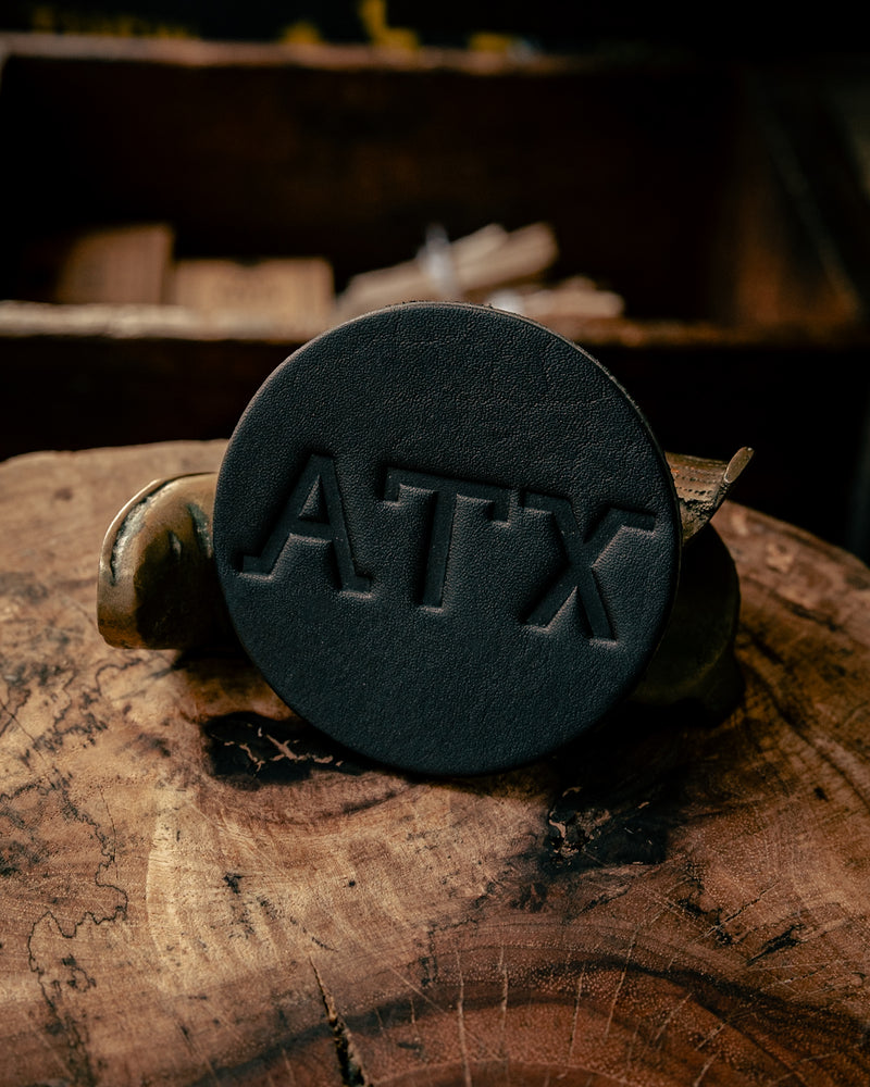 Leather Coaster | ATX | Manready Mercantile