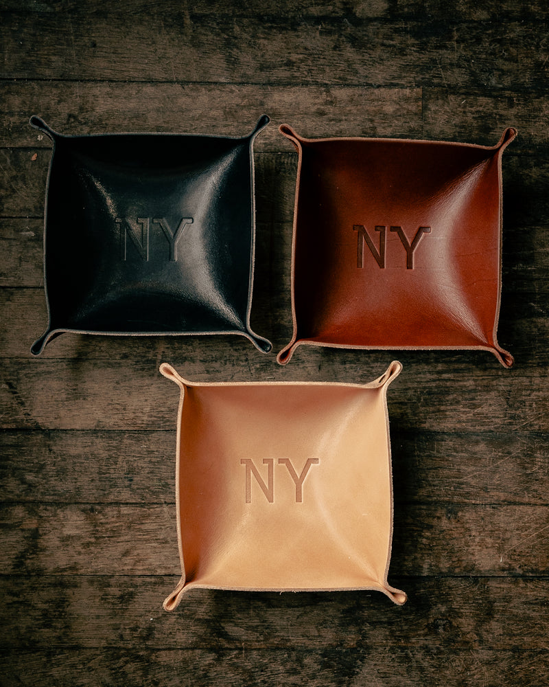 Leather Valet Tray | NY | Manready Mercantile