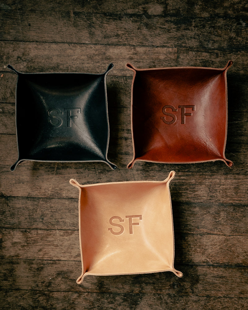 Leather Valet Tray | SF | Manready Mercantile