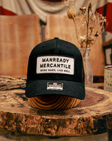 112 Richardson Hat | White & Black Logo | Manready Mercantile