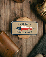 Sticker | TX Flag Fish | Manready Mercantile