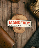 Sticker| Red & Black Logo | Manready Mercantile