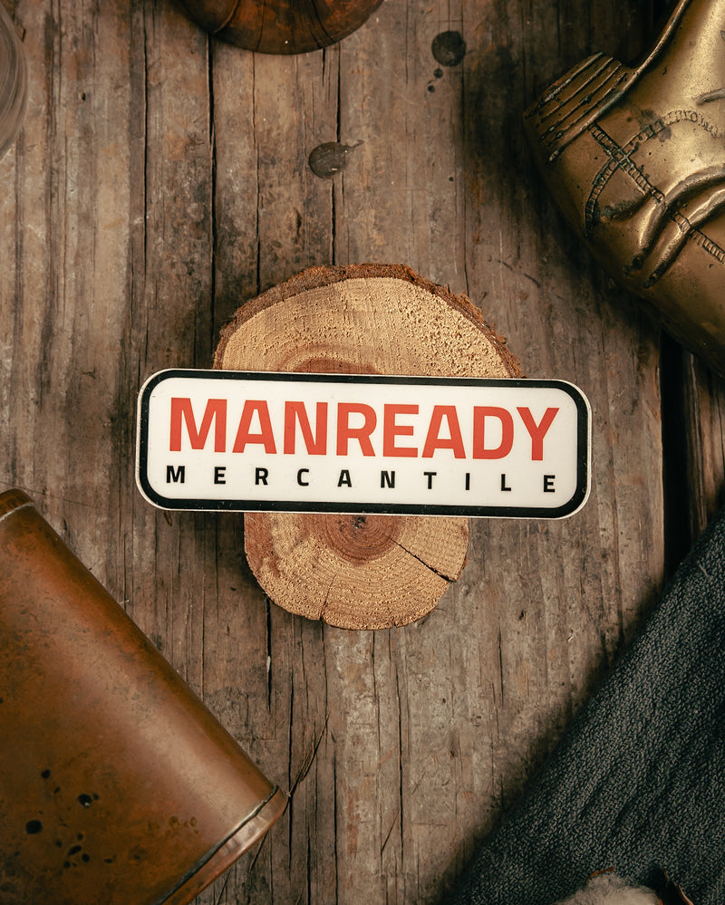 Sticker| Red & Black Logo | Manready Mercantile