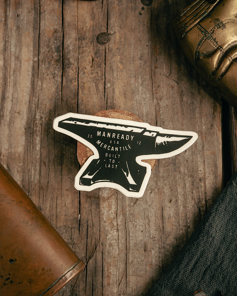 Sticker | Anvil Black | Manready Mercantile