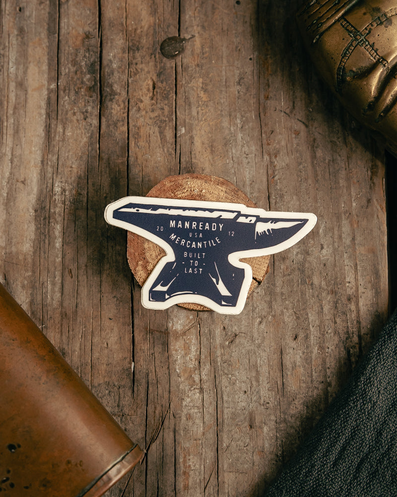 Sticker | Anvil Blue | Manready Mercantile