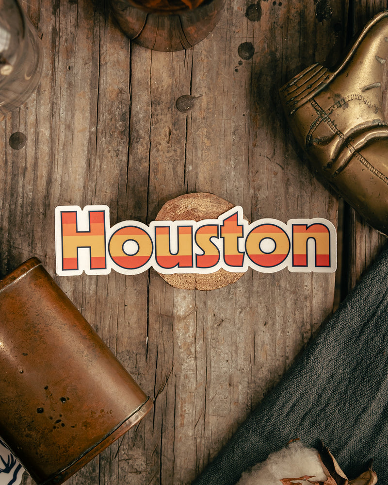 Sticker | Retro Houston Astros | Manready Mercantile