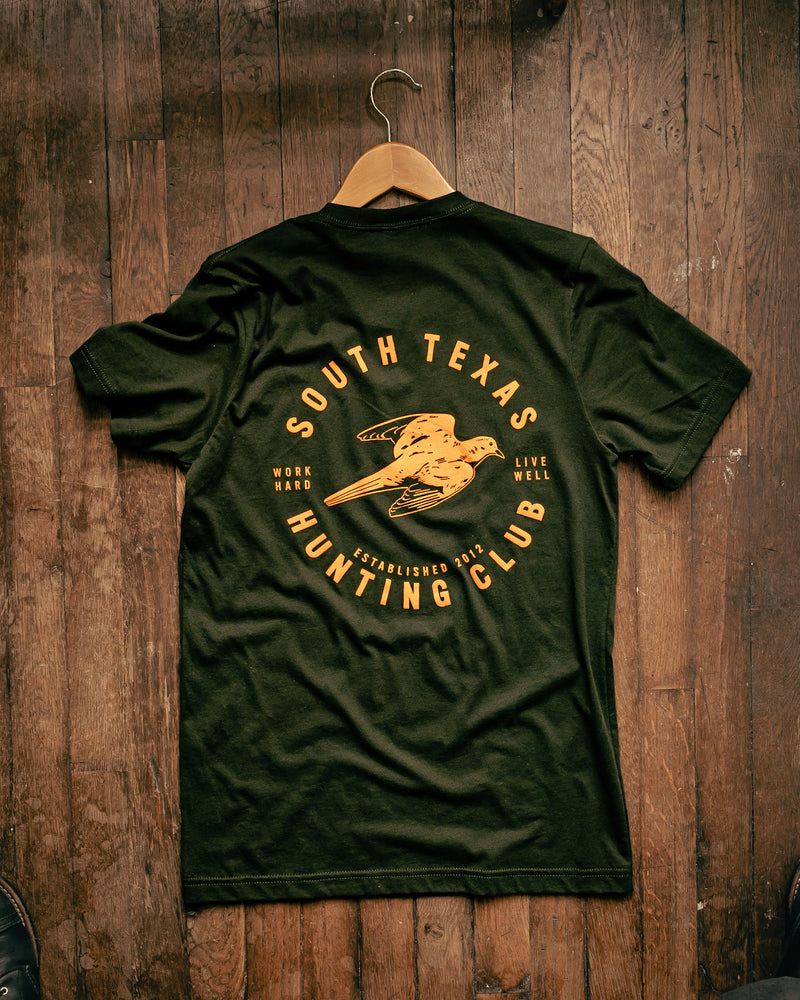 Graphic Tee | South Texas Hunting Club | Dark Olive | Manready Mercantile