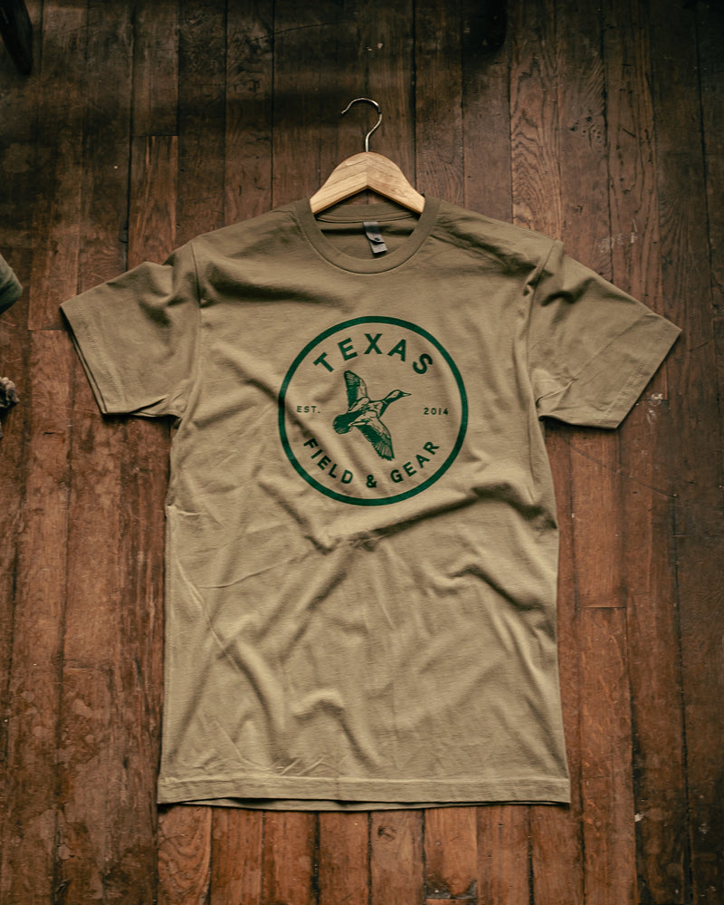 Graphic Tee | Field & Gear | Light Olive | Manready Mercantile