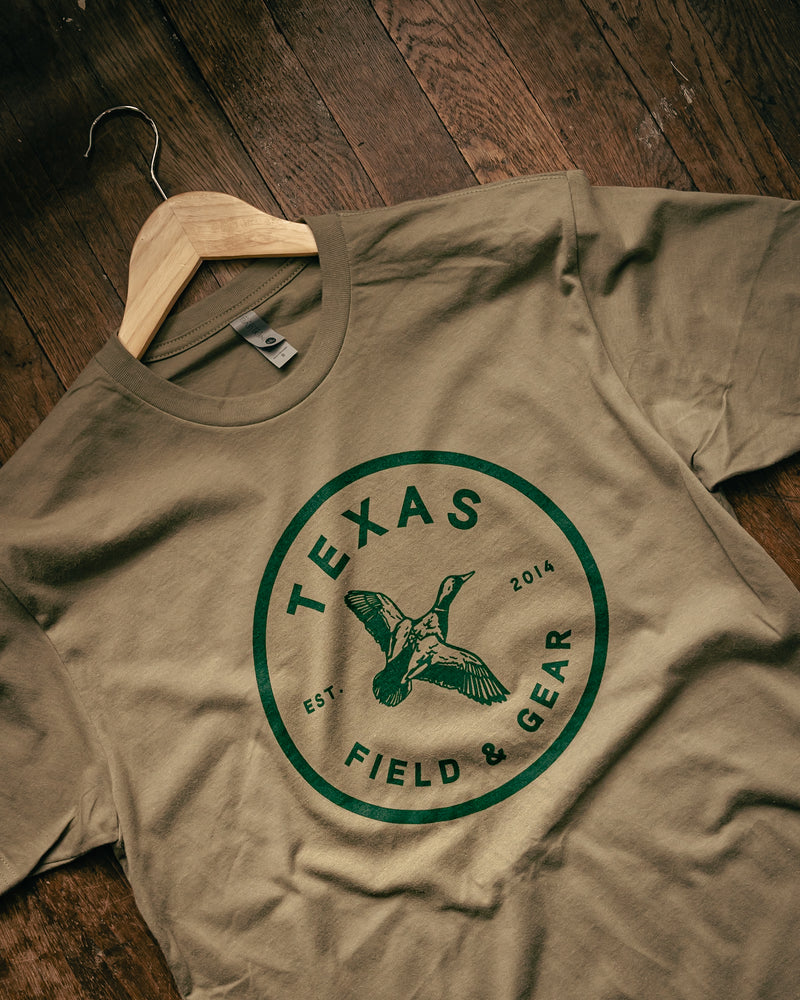 Graphic Tee | Field & Gear | Light Olive | Manready Mercantile