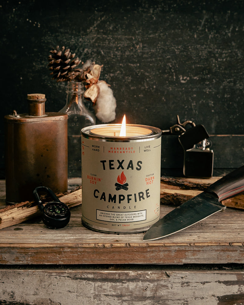 Texas Campfire Candle | Manready Mercantile