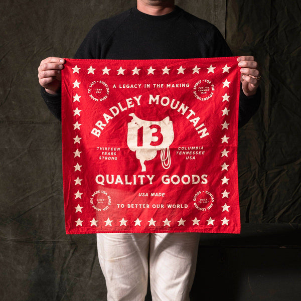 Quality Goods Bandana | Red | Bradley Mountain
