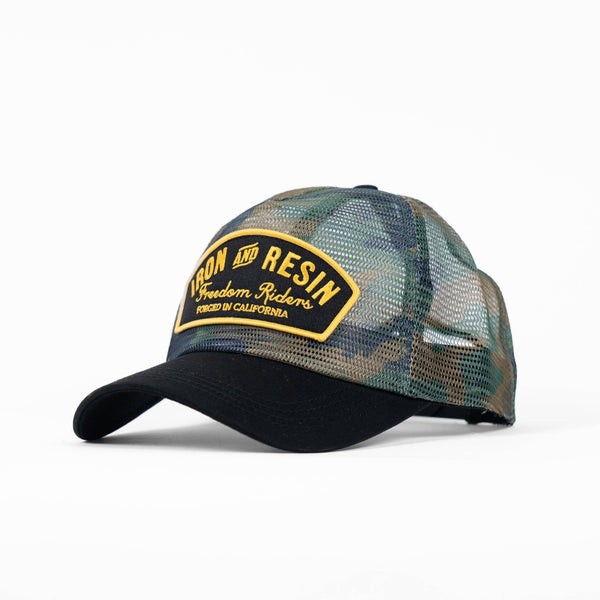 Mesh Hat | Camo | Iron & Resin